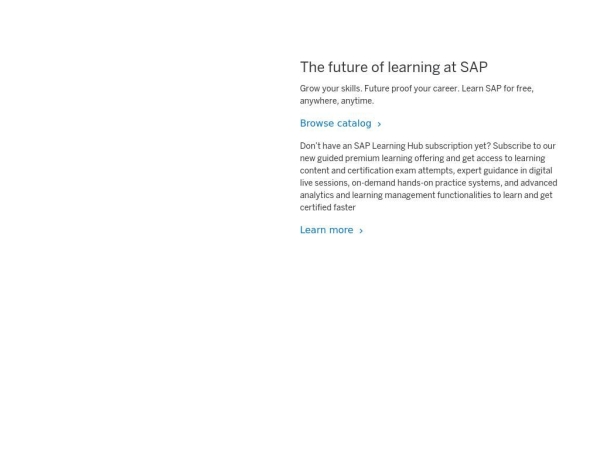 learninghub.sap.com