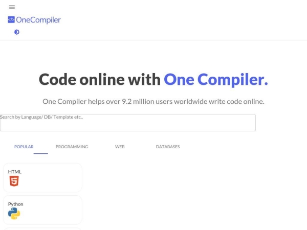 onecompiler.com