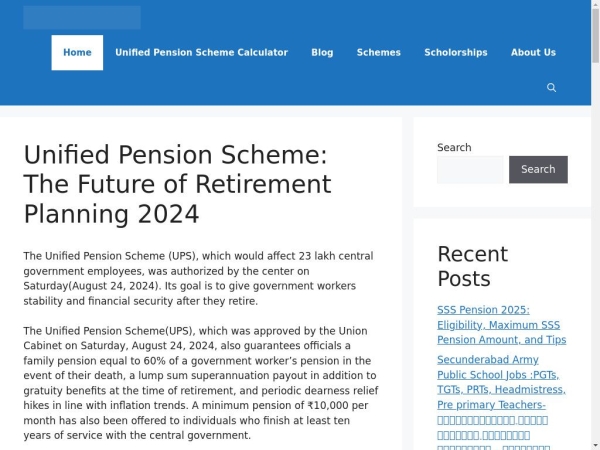 unifiedpensionschemes.com